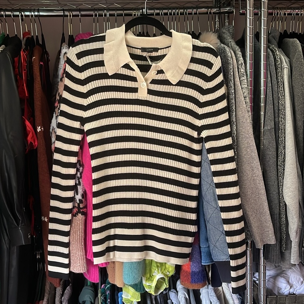 NWT J. Crew Striped Sweater